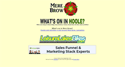 Desktop Screenshot of merebrow.com